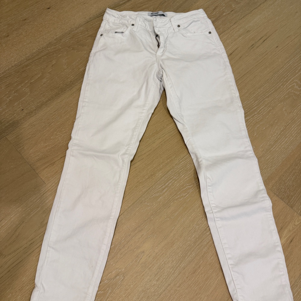 Just Black Crisp White Skinny Jeans